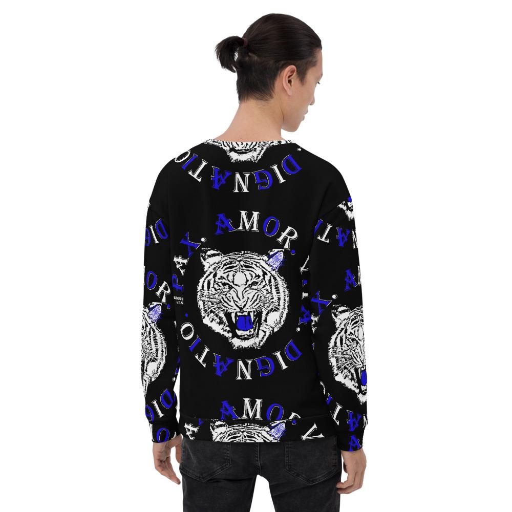 Real Tiger Moto Sweatshirt Blue - Wray Sports