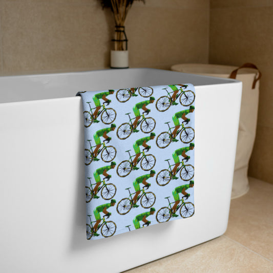 Cyclist Print Towel